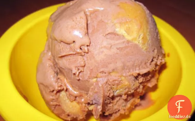 Schokolade-Erdnussbutter-Eis