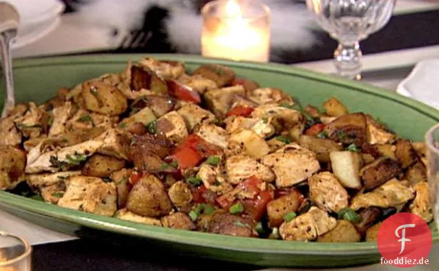 Basilikum Huhn Hash