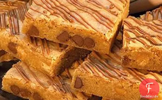 Erdnussbutter Und Milchschokolade Chip Blondies