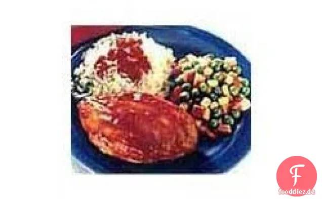 Süßes und leckeres Skillet Chicken