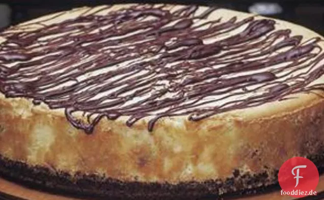 Cremiger Erdnussbutter-Chip-Käsekuchen