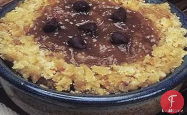 Schokolade & Erdnussbutter Pudding Kuchen