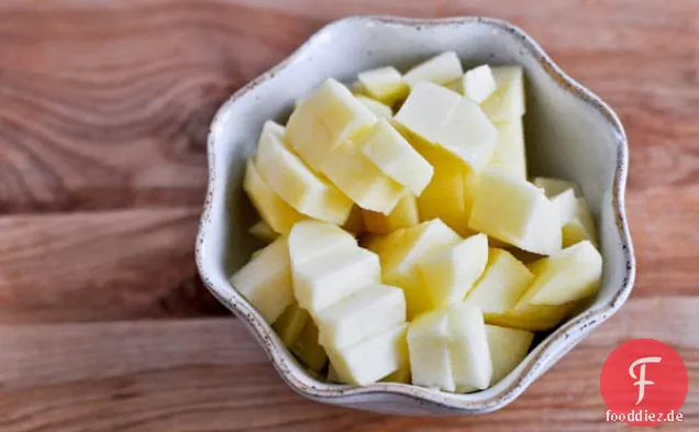 Apfel-Erdnuss-Butter-Snack-Bars