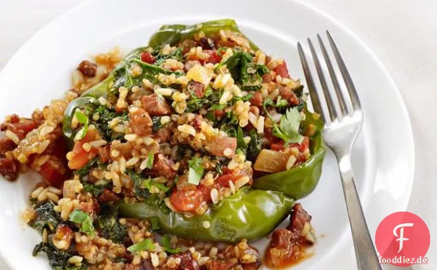 Cajun gefüllte Paprika