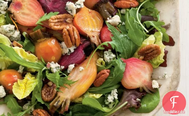Gebratener Baby-Rüben-Salat