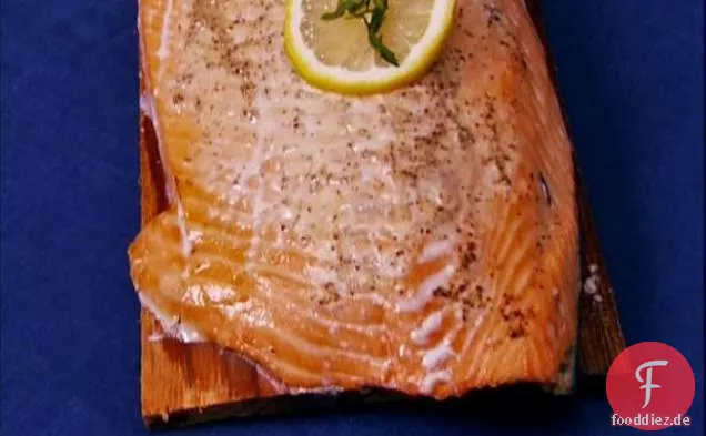 Cedar Plank Rum Lachs