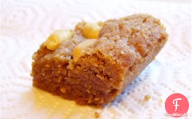 Erdnussbutter Blondies