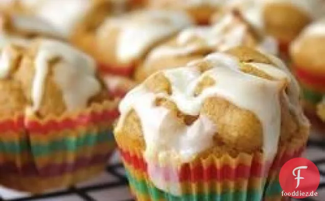 Mini Kürbis Muffins mit Orange Nieselregen
