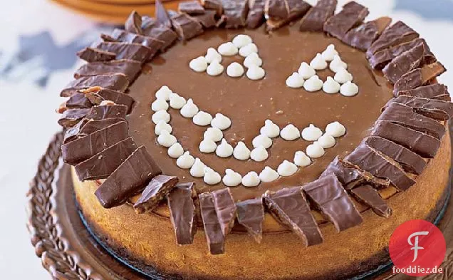Kürbis Toffee Crunch Käsekuchen