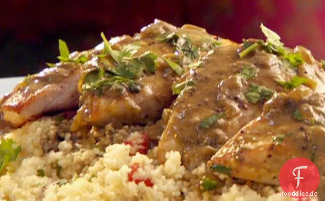 Hähnchen mit grüner Currysauce