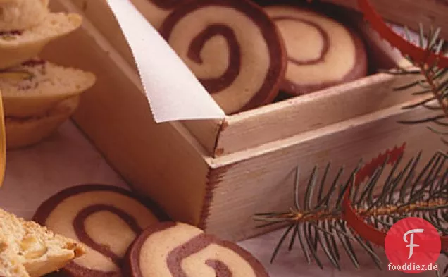 Schokolade Erdnussbutter Pinwheels