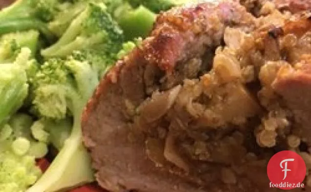 Mit Quinoa gefülltes Schweinefilet