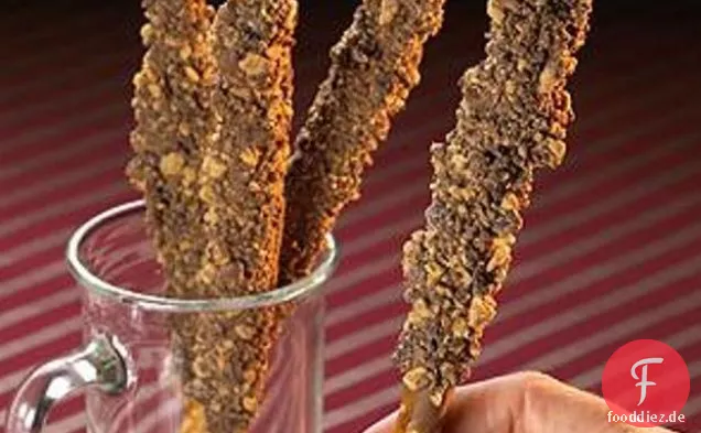 Erdnussbutter und Milchschokolade Chip Cattails