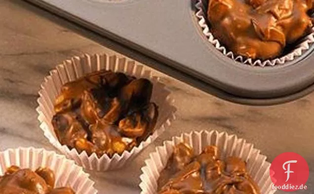 Erdnussbutter und Milchschokolade-Chip-Cluster