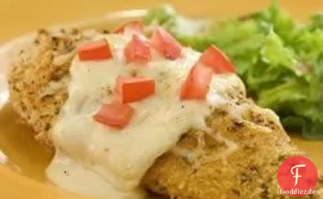 Huhn Parmesan Alfredo