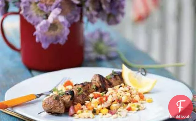 Würzige Lamm-Kebabs