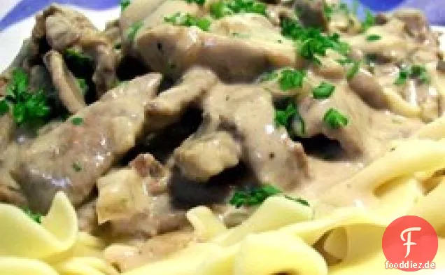 Daria's Slow Cooker Beef Stroganoff