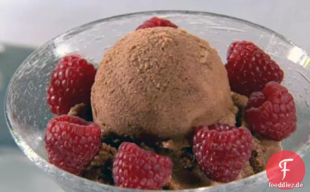 Schokoladen-Haselnuss-Sorbet