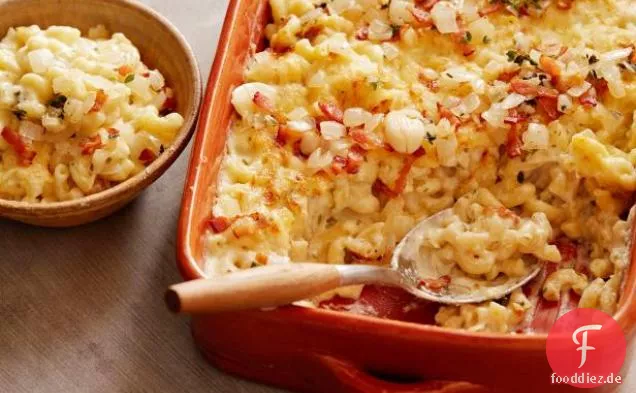 Mac 'N Cheese mit Speck und Käse