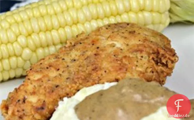 Burton's Southern Fried Chicken mit weißer Soße