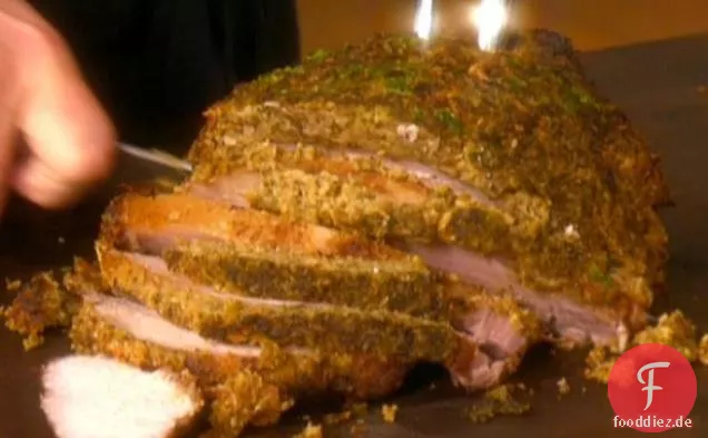 Schweinelende mit Kräuterkruste