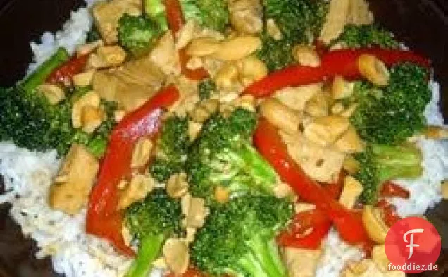 Brokkoli und Tofu Stir Fry