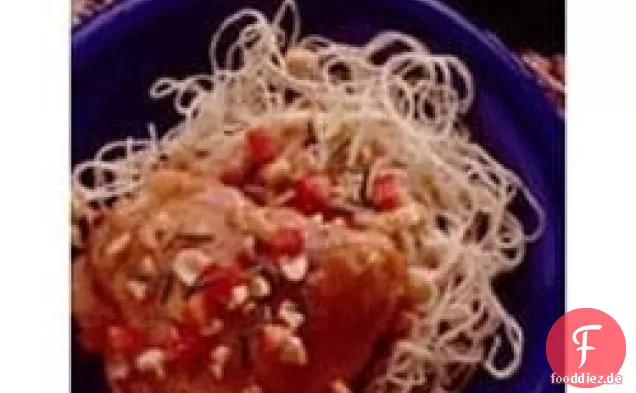 Erdnussbutter-Chili Huhn
