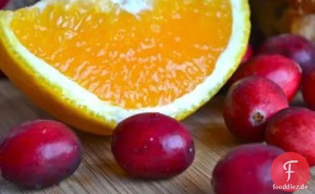 Cranberry-Orangenpudding