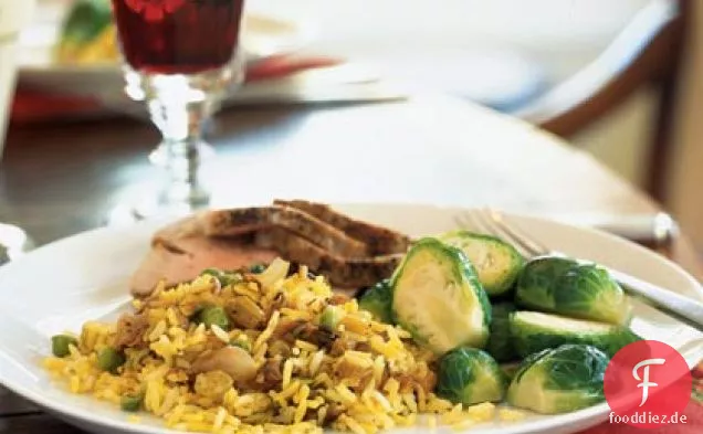 Fruchtiger Basmati-Pilaw mit Pistazien