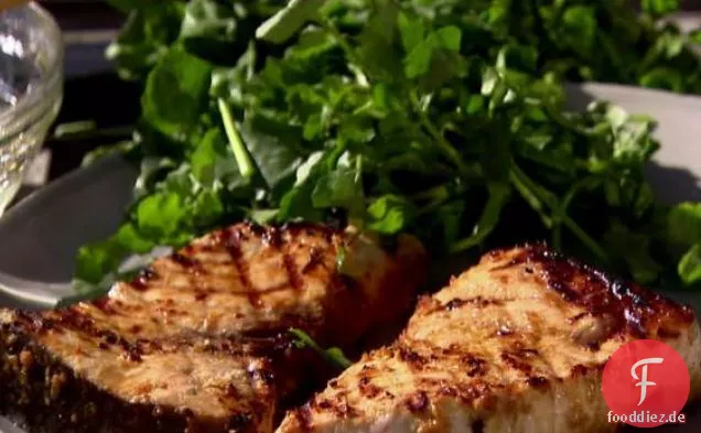 Indonesischer gegrillter Schwertfisch