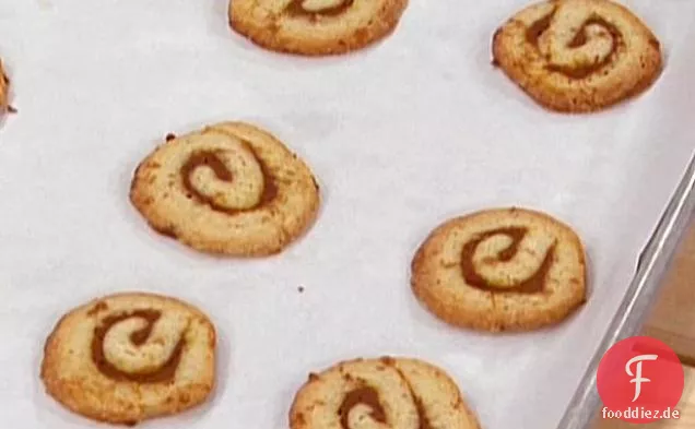 Kürbiskuchen Pinwheel Cookies