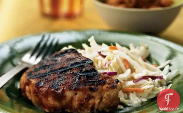 Schweinekoteletts mit Carolina Rub