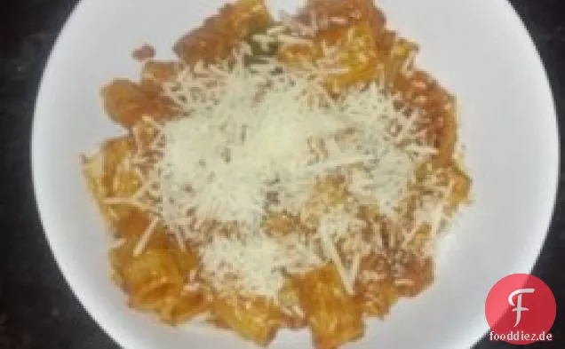Rigatoni Pasta mit Chorizo