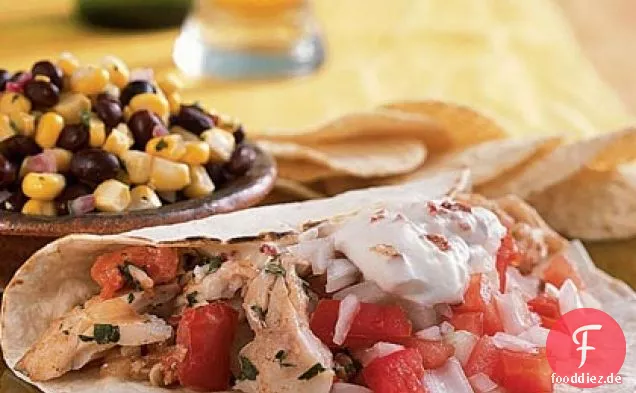 Snapper Tacos mit Chipotle-Creme