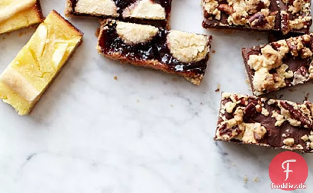 Fudgy Pekannuss Streusel Bars