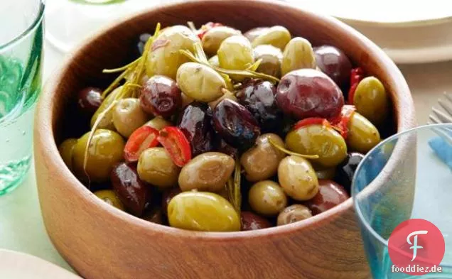 Würzig geröstete Oliven