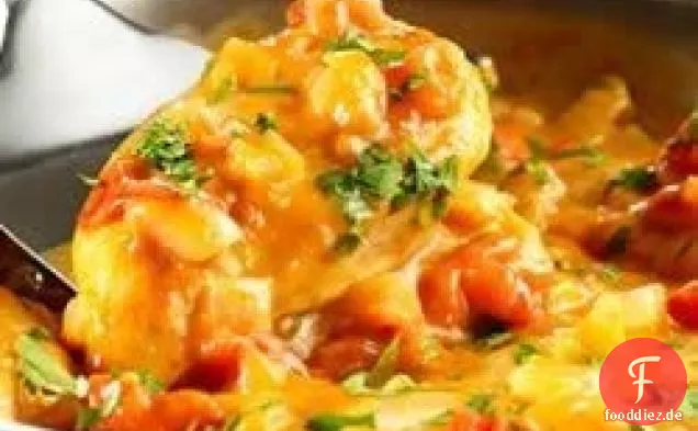 Hähnchen mit Chipotle-Käsesauce