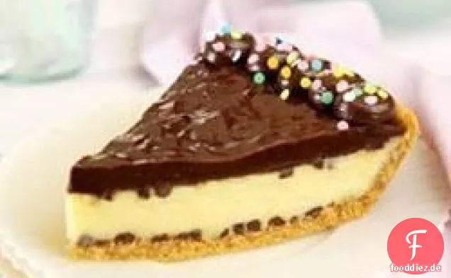 Einfache Schokoladenkuchen-Käsekuchen-Torte
