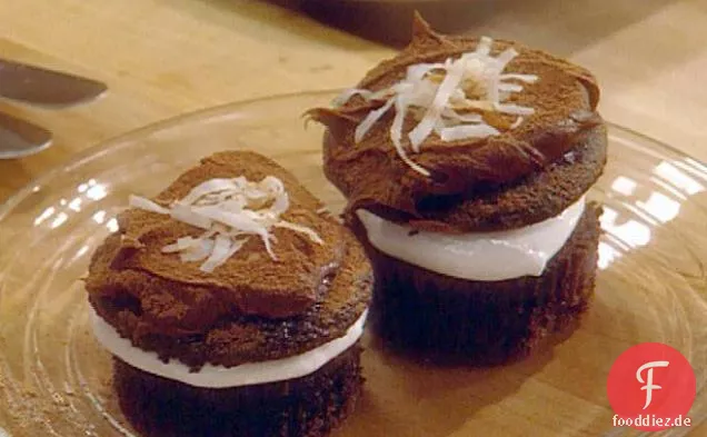 Schokoladen-Spitzen-Cupcakes