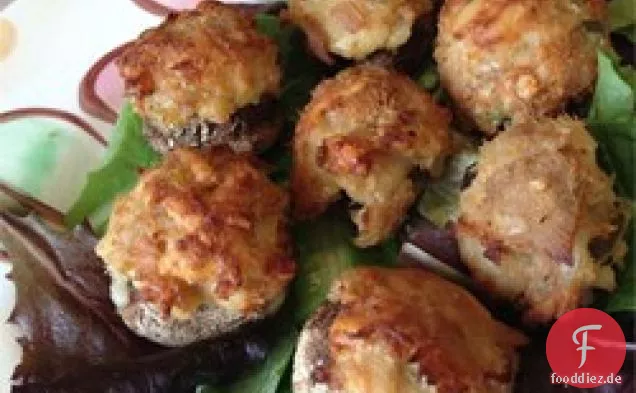 Gefüllte Champignons mit Thunfisch