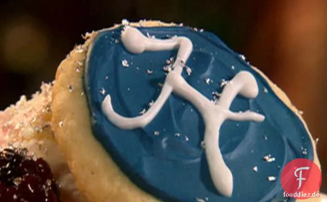 Monogrammierte Zuckerkekse