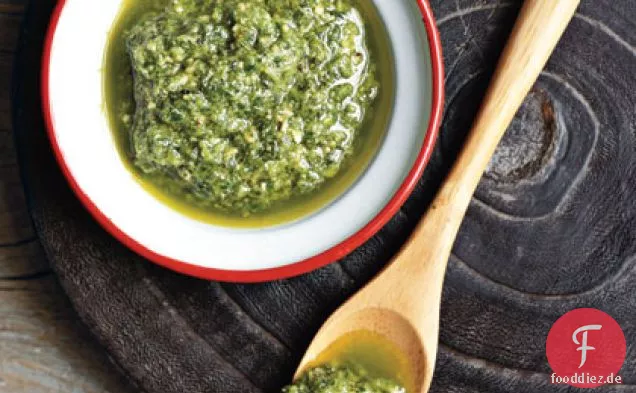 Einfaches Risotto mit Pesto