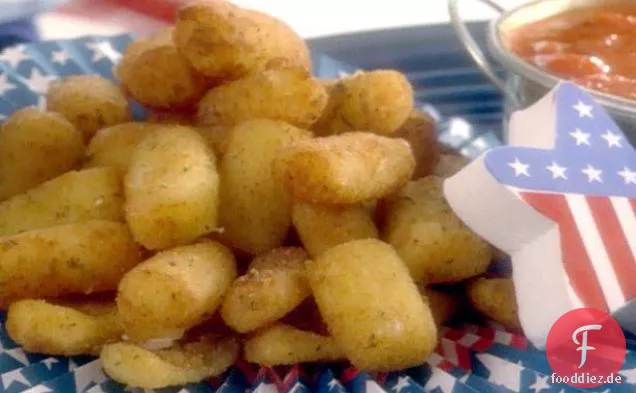 Gebratene Mozzarella-Nuggets
