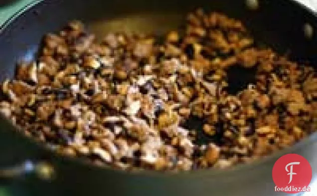 Italienisches Wurst-Pilz-Risotto