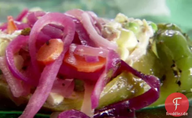 Thunfisch gefüllte Chilis