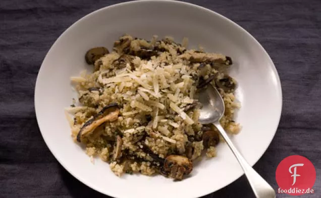 Quinoa-Risotto Mit Pilzen Und Thymian