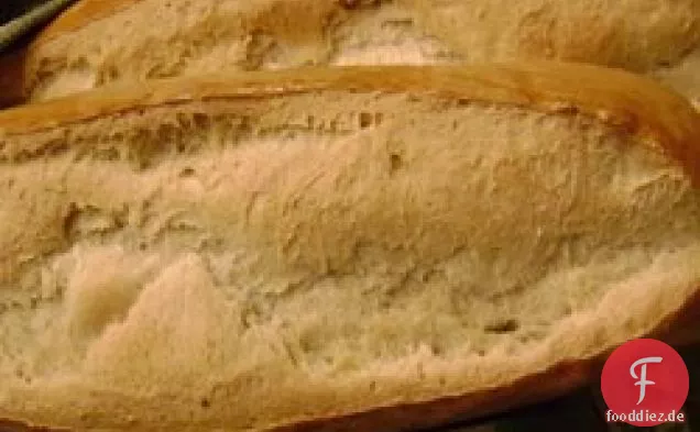 Italienisches Brot mit einer Brotmaschine