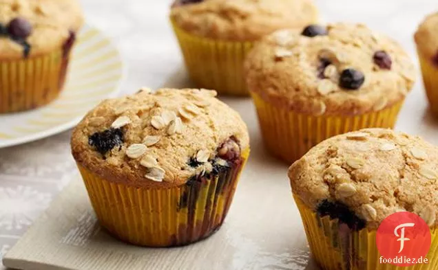 Blaubeer-Vollkornmuffins
