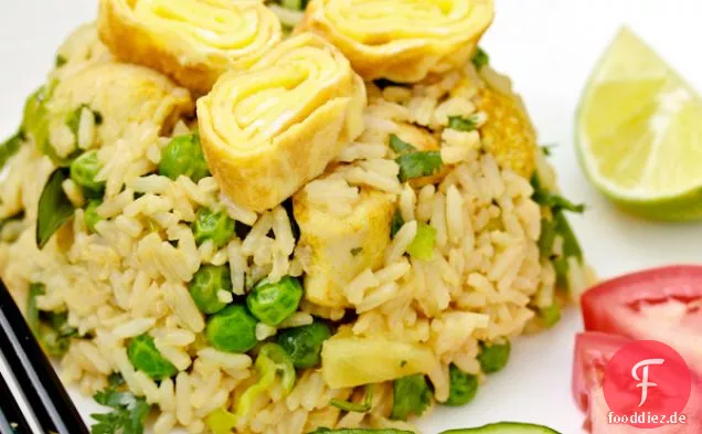 Thailändischer gebratener Reis