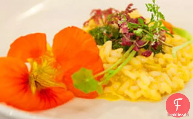 Kapuzinerkresse-Risotto